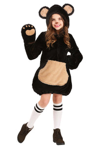 Cozy Brown Bear Girl's Costume