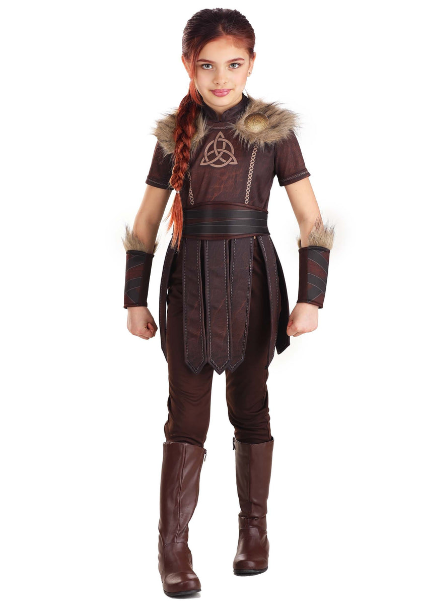 Victorious Viking Girl's Costume – Kids Halloween Costumes