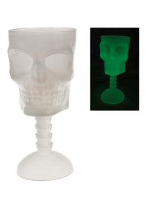 Glow in the Dark Skull Glass