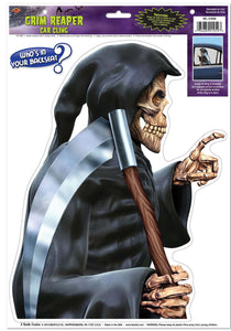 Grim Reaper Backseat Car Cling