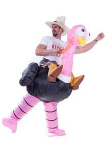 Adult Inflatable Ride-On Ostrich Costume