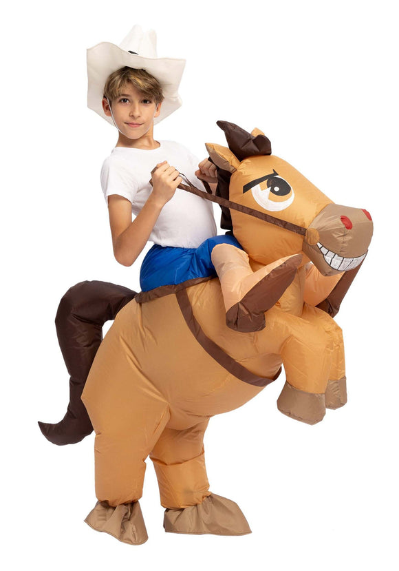 Kids Inflatable Horse Ride-On Costume