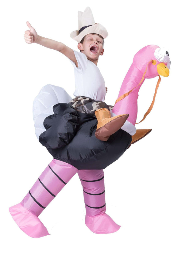 Kids Inflatable Ostrich Ride-On Costume