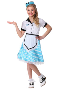 Kid's 1950's Diner Darling Costume