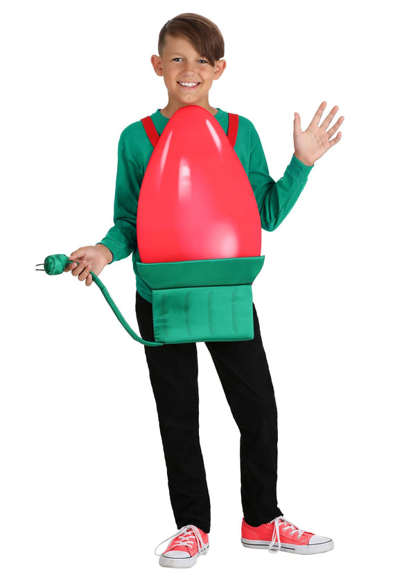 Christmas Light Bulb Costume for Kids