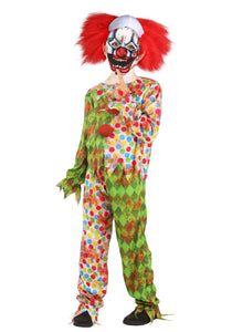 Creepy Masked Clown Kid's Costume