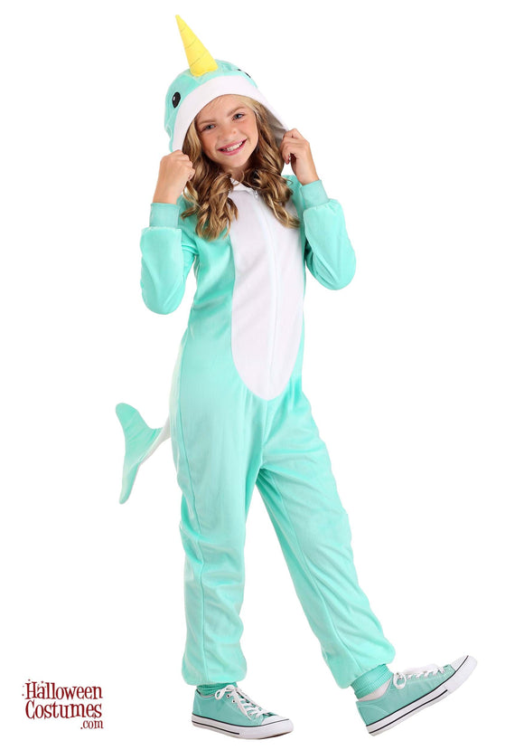 Narwhal Kids Onesie Costume