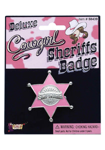 Pink Sheriff Badge