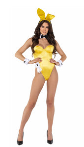 Women's Yellow Playboy Bunny Costume