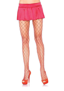 Red Fence Net Women's Tights