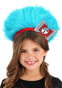 Blue Thing 1 & 2 Fuzzy Headband