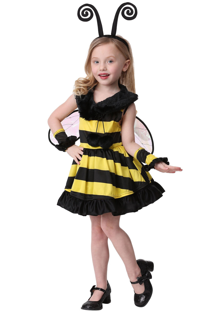 Toddler Girl's Deluxe Bumble Bee Costume – Kids Halloween Costumes