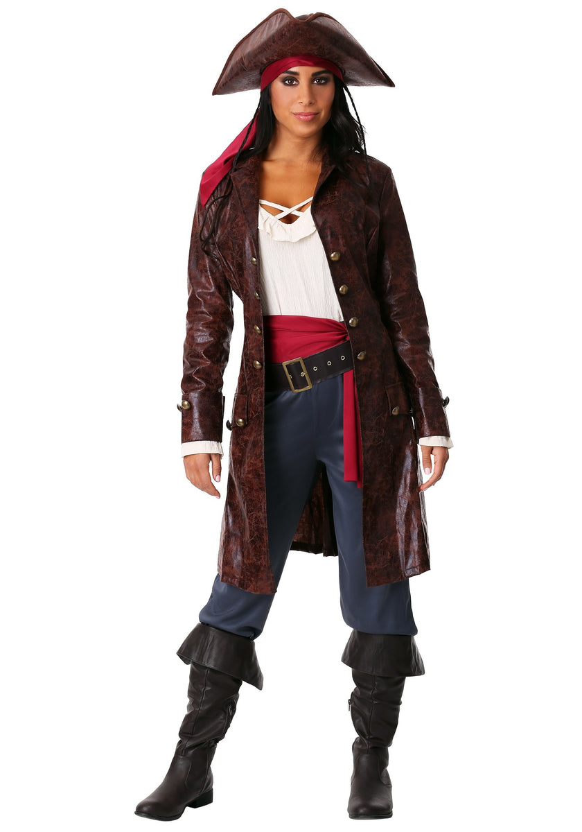 Women's Plus Pretty Pirate Captain Costume – Kids Halloween Costumes